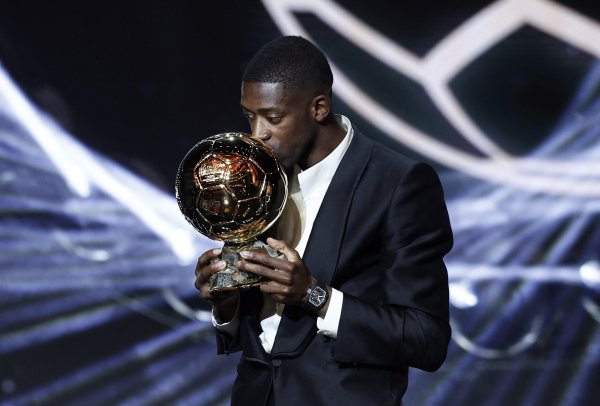 Dembele is the second post-90s player to win the Golden Ball Award in history, the first is Rodri