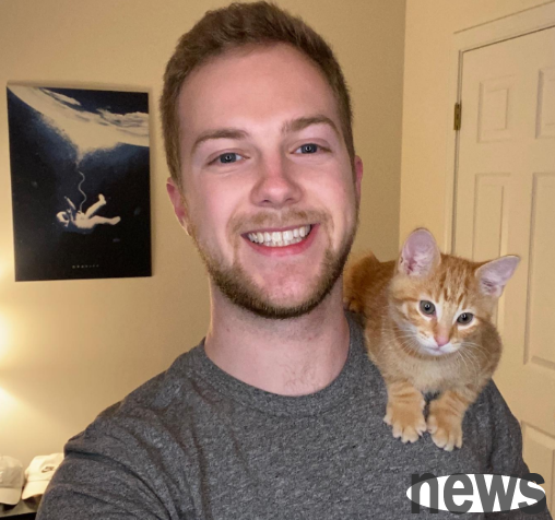 The little orange cat in the shelter will be euthanized in a week, but fortunately the destined shoveler appears
